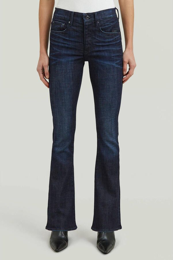 G-STAR 3301 flared jeans donkerblauw