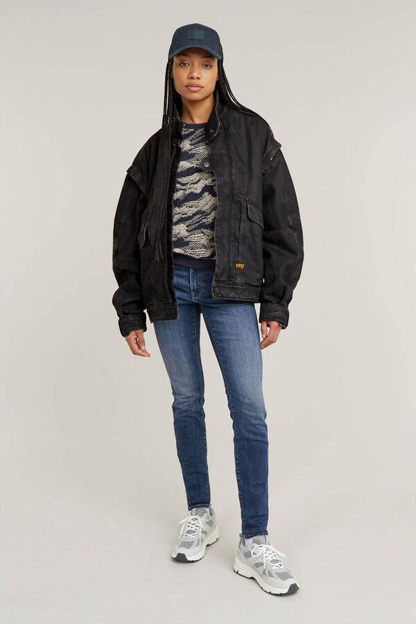 G-Star RAW 3301 Skinny Jeans Midden blauw Dames - Foto 5