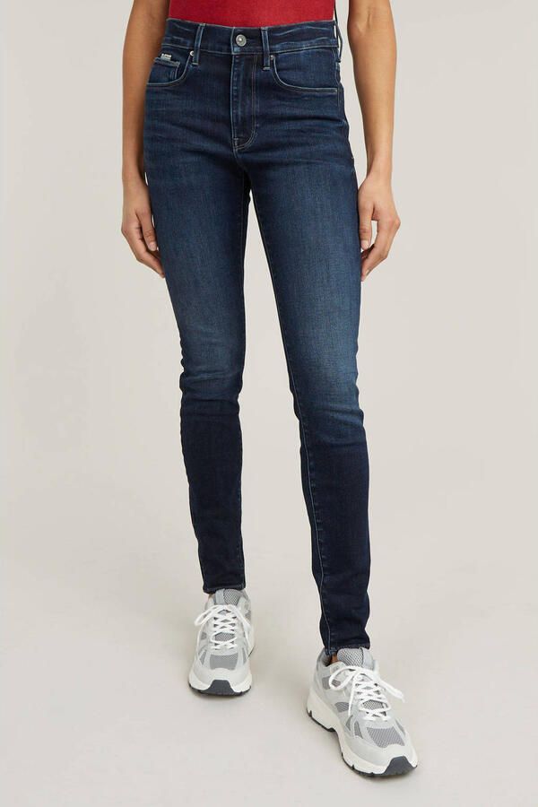 G-Star RAW 3301 Skinny Jeans Donkerblauw Dames