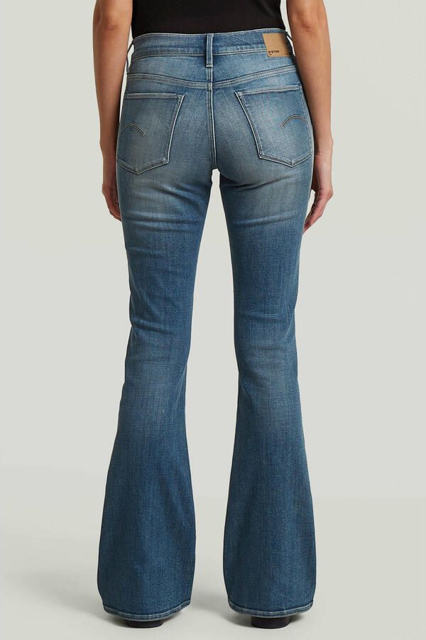 G-STAR 3301 regular fit flared jeans mediumblauw - Foto 3