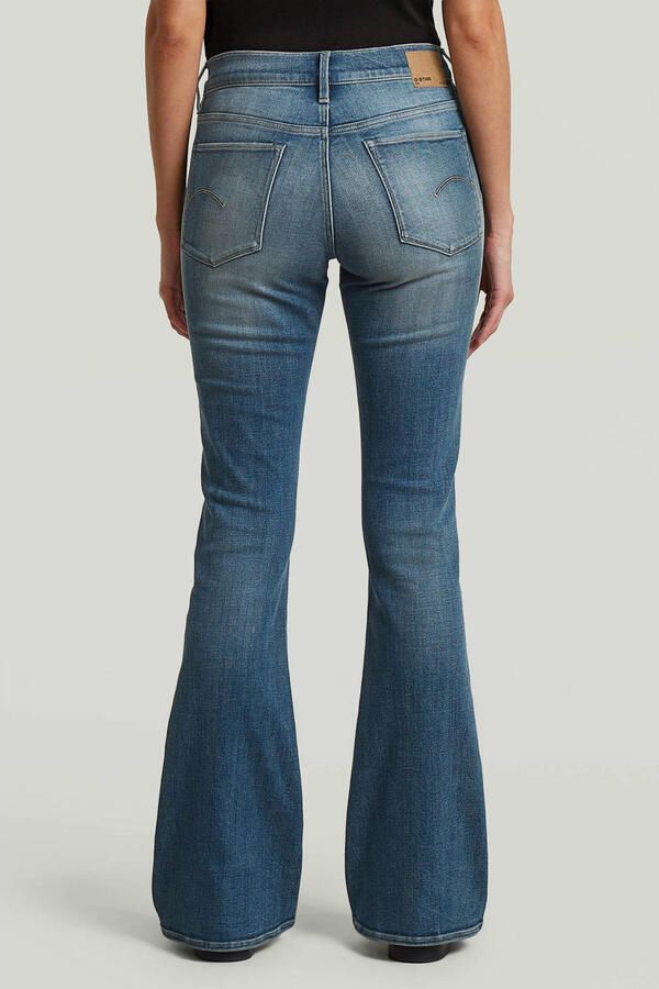 G-STAR 3301 regular fit flared jeans mediumblauw - Foto 3