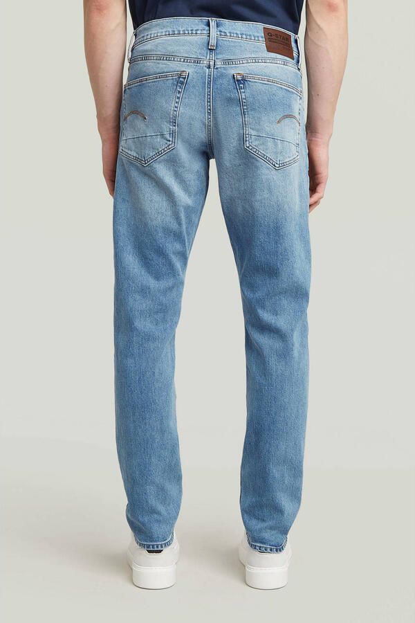 G-Star Raw Straight tapered fit jeans met stretch model '3301' - Foto 6