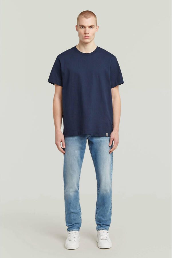 G-Star Raw Straight tapered fit jeans met stretch model '3301' - Foto 6
