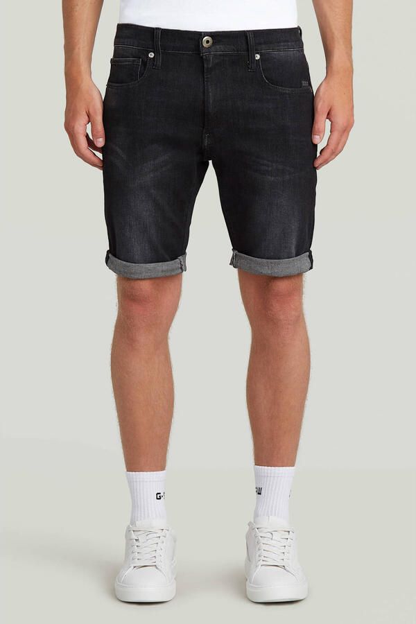 G-Star RAW 3301 slim fit jeans short medium aged grey - Foto 2