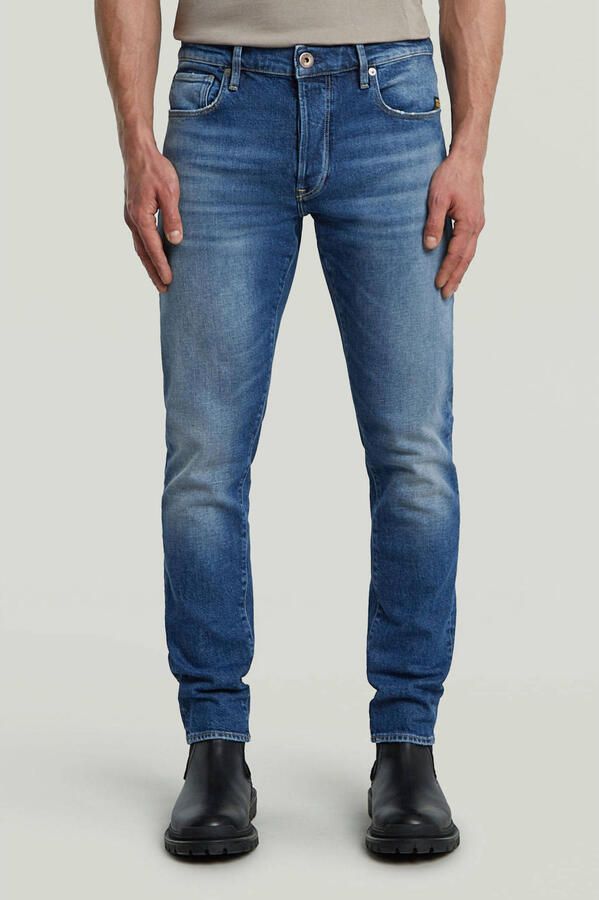 G-Star RAW 3301 Slim Jeans Midden blauw Heren - Foto 2