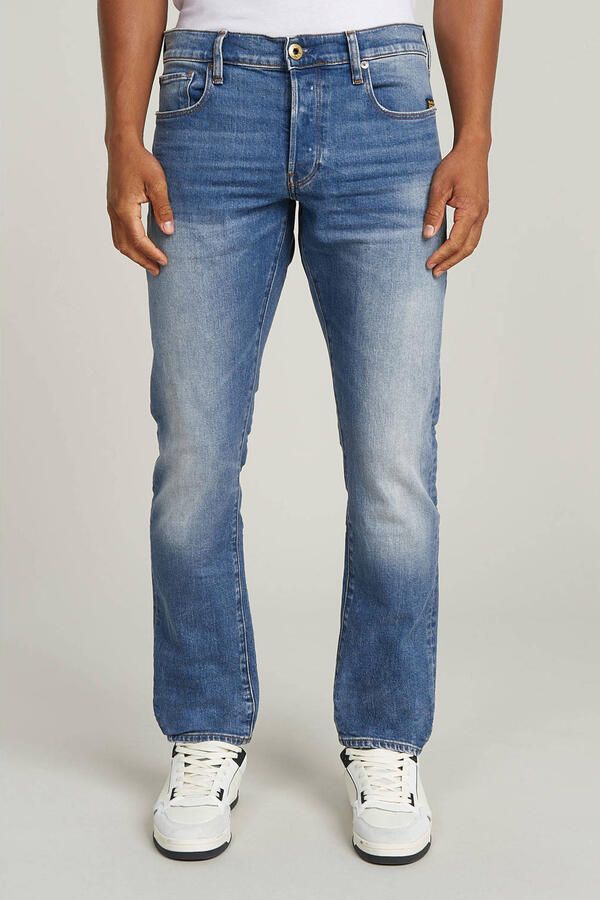 G-Star Raw Straight tapered fit jeans met stretch model '3301' - Foto 8