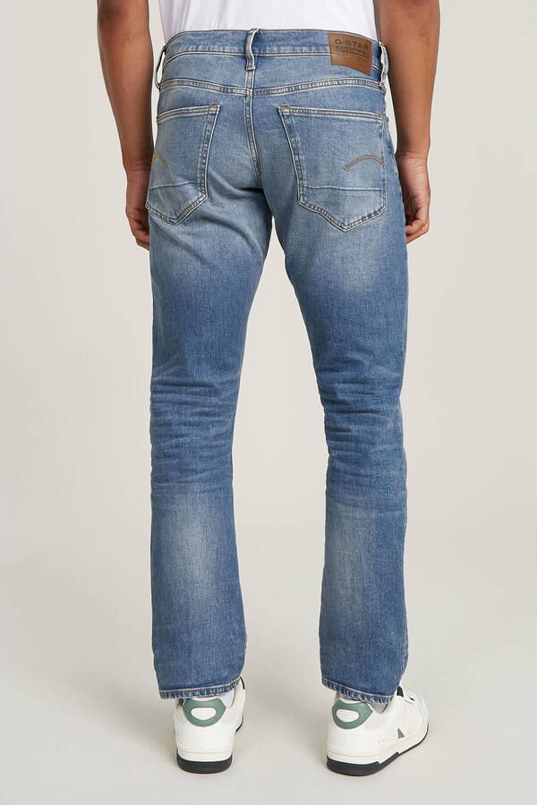 G-Star Raw Straight tapered fit jeans met stretch model '3301' - Foto 7