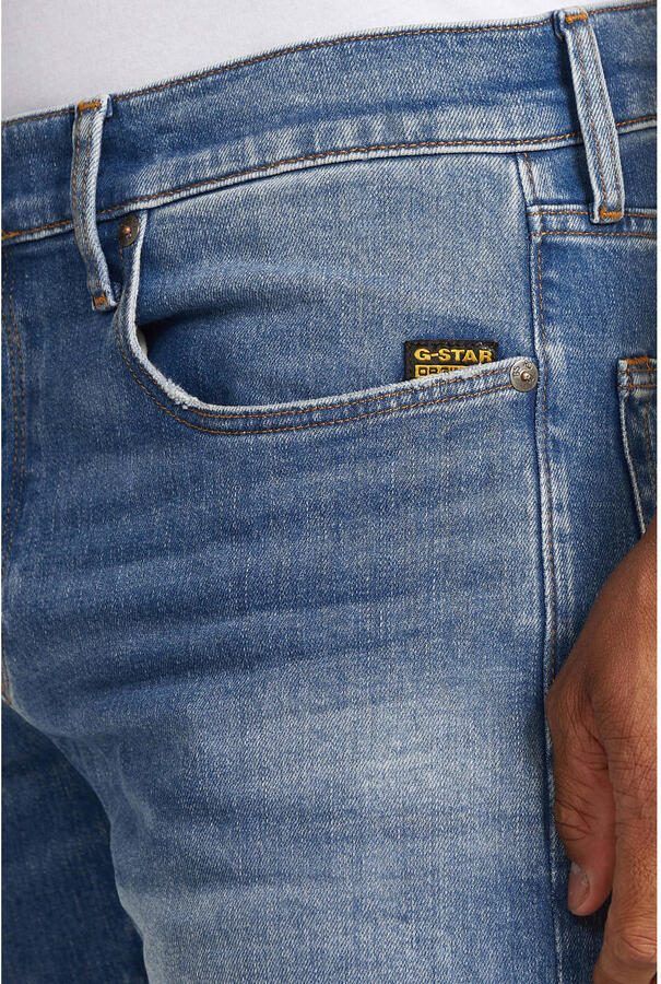 G-Star Raw Straight tapered fit jeans met stretch model '3301' - Foto 6