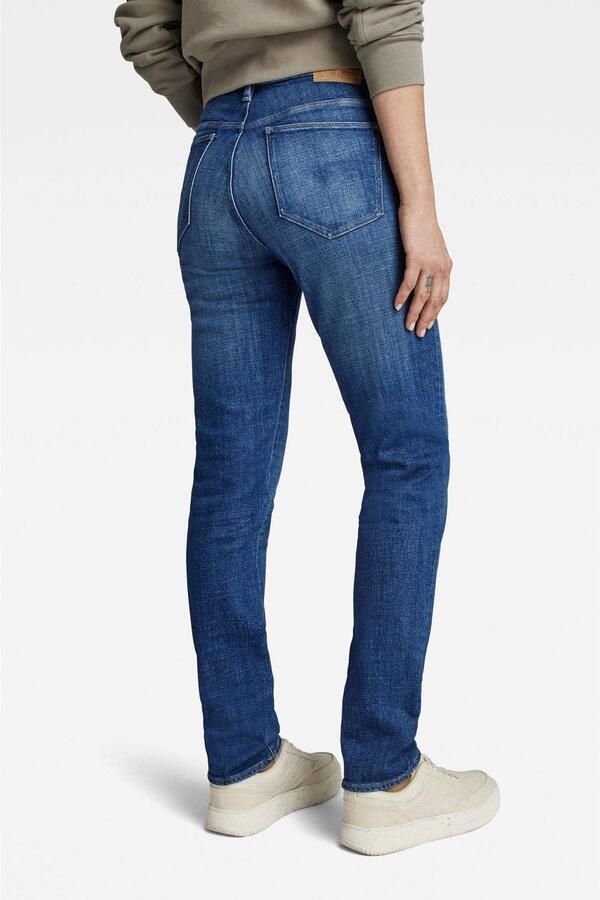 G-Star RAW Ace 2.0 Slim Straight Jeans Midden blauw Dames - Foto 2