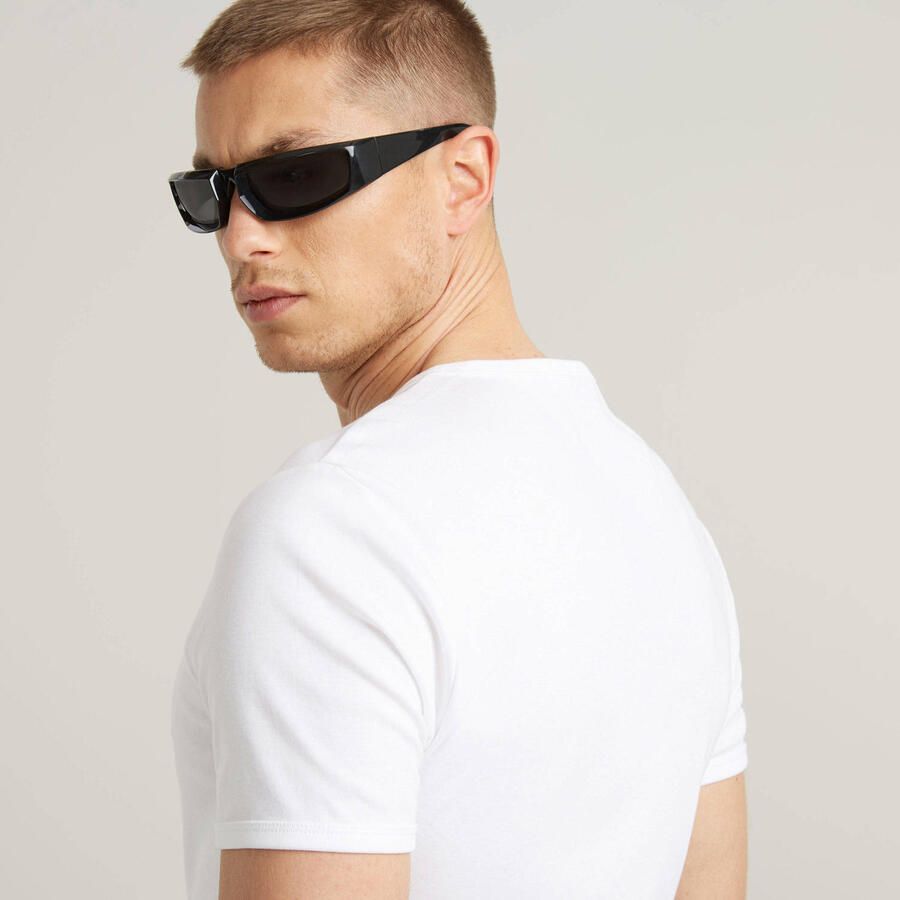 G-Star Set van 2 t-shirts met korte mouwen Base r t White Heren - Foto 3