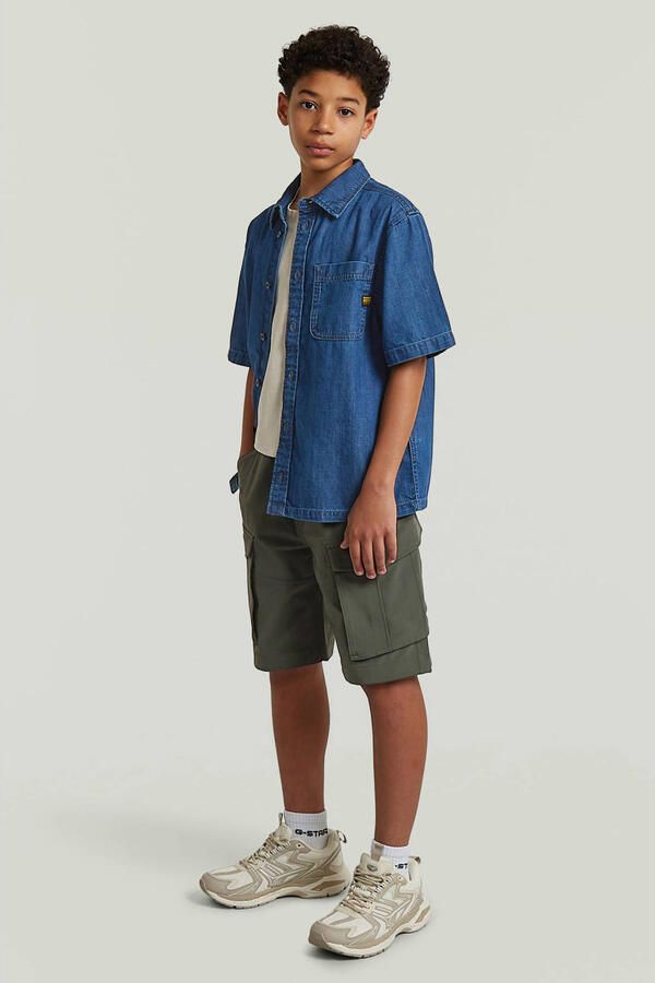 G-Star RAW Rovic Tech Short voor jongens Groen jongens - Foto 3
