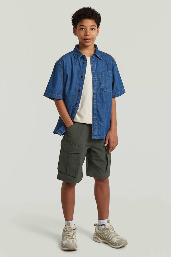 G-Star RAW Rovic Tech Short voor jongens Groen jongens - Foto 2