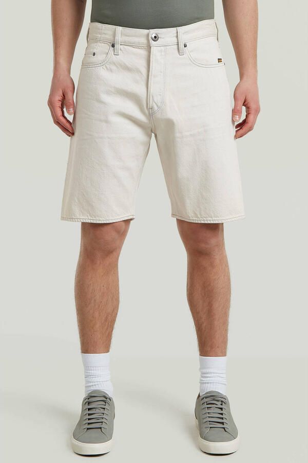 G-STAR Dakota regular fit denim short ecru