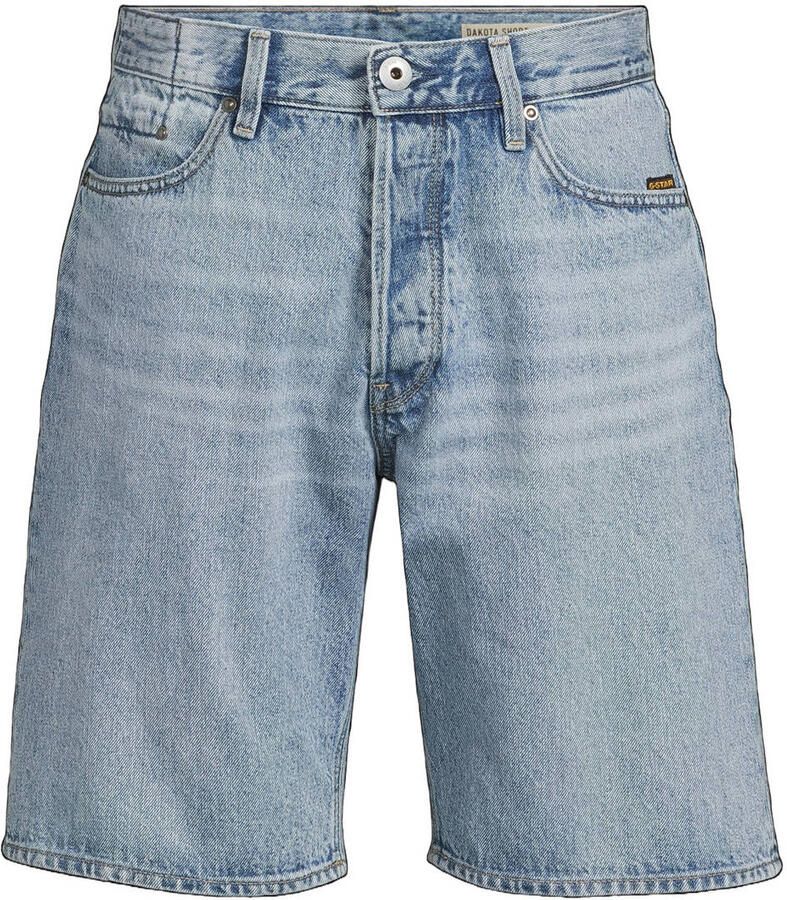G-STAR Dakota regular fit denim short sun faded cloudburst