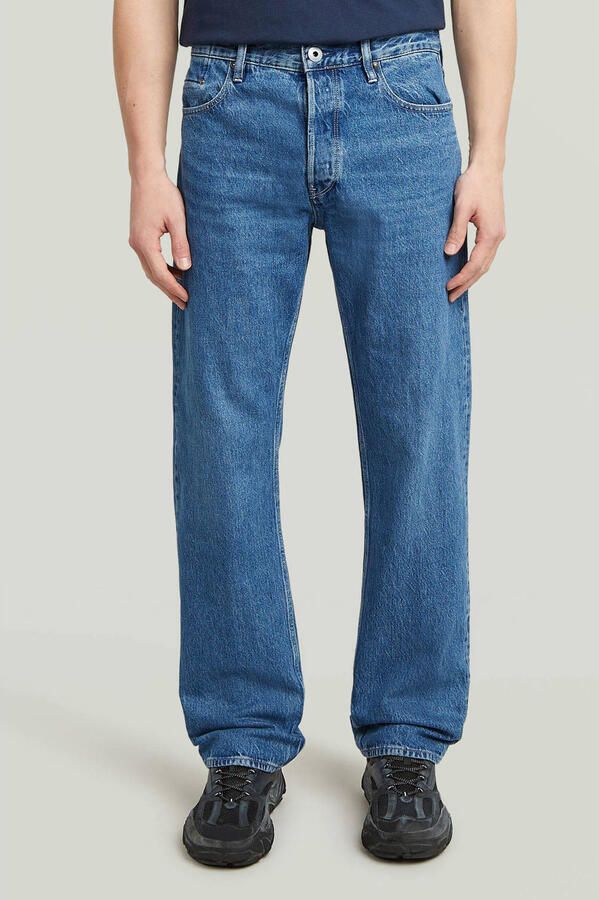 G-Star RAW Dakota Regular Straight Jeans Midden blauw Heren