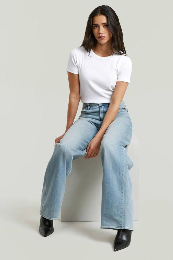 G-Star RAW Deck 2.0 High Loose Jeans Midden blauw Dames - Foto 3