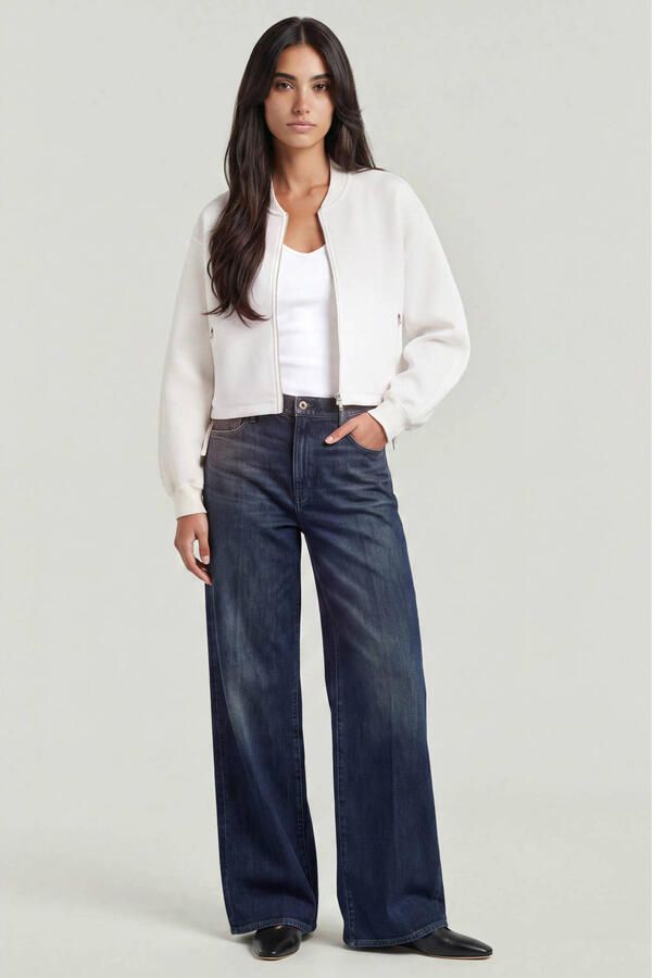 G-STAR Deckk 2.0 wide leg jeans donkerblauw - Foto 3