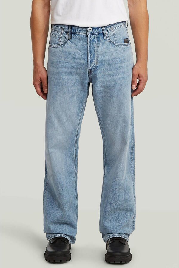 G-Star RAW Deeggie Relaxed Straight Jeans Lichtblauw Heren