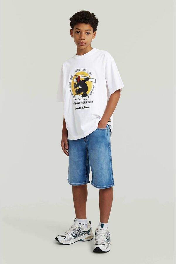 G-Star RAW Dakota Pull On Short voor jongens Midden blauw jongens