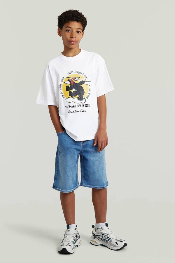 G-Star RAW Dakota Pull On Short voor jongens Midden blauw jongens - Foto 2
