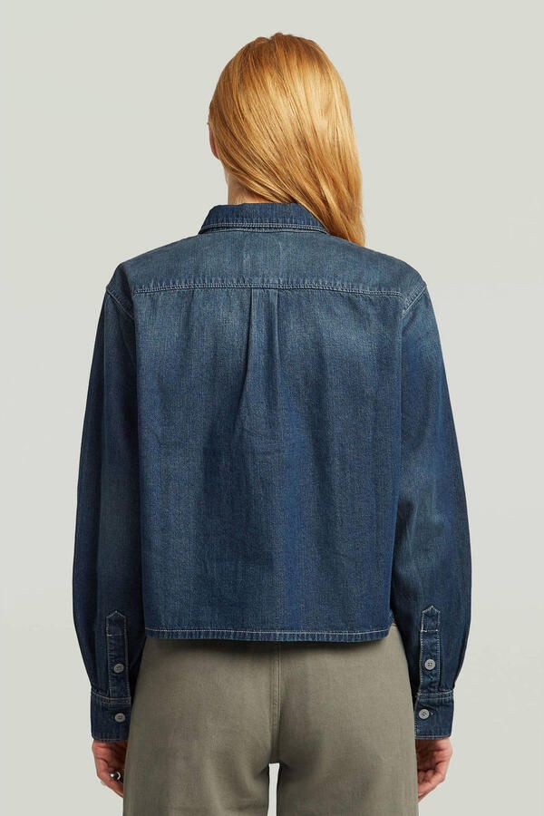 G-Star RAW Boxy Relaxed 1-Pocket Overhemd Anders Dames - Foto 2