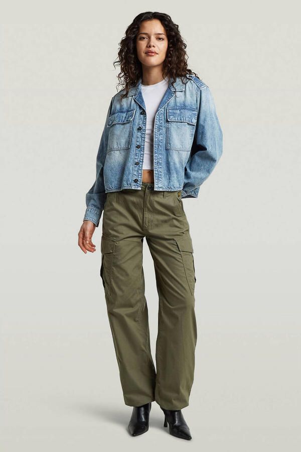 G-Star RAW Boxy Relaxed 2-Pocket Overhemd Lichtblauw Dames - Foto 2