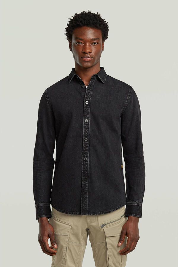 G-Star Raw Overhemd Lange Mouw D27681-D942-H497 WORN IN OYSTER - Foto 3