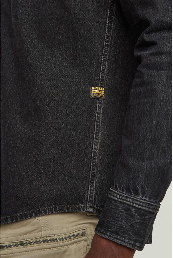 G-Star Raw Overhemd Lange Mouw D27681-D942-H497 WORN IN OYSTER