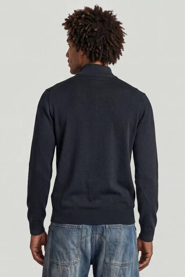 G-STAR denim regular fit gebreide trui dk legion blue - Foto 3