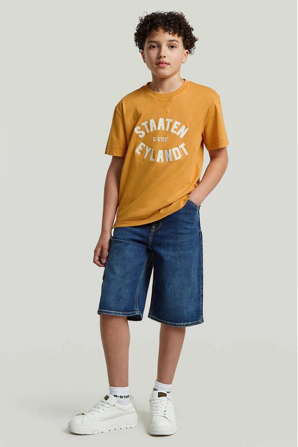 G-Star RAW Bam Utility Jorts voor jongens Midden blauw jongens
