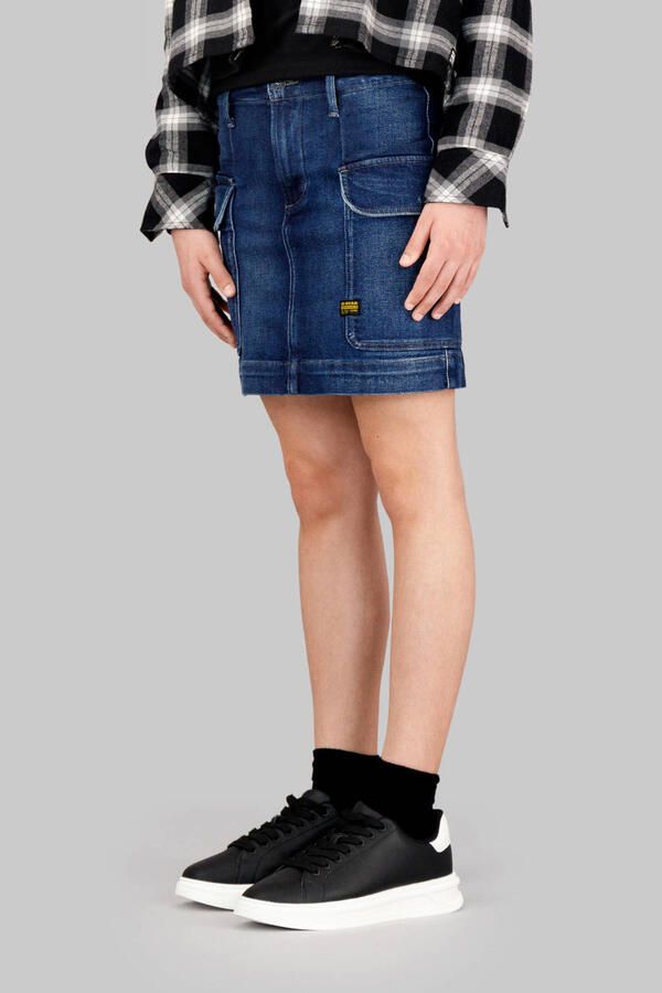 G-Star RAW Minirok Cargo voor meisjes Midden blauw meisjes - Foto 3