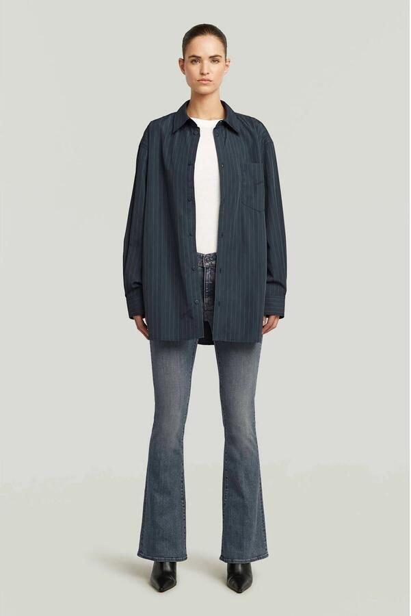 G-Star RAW 3301 Flare Jeans Donkerblauw Dames - Foto 2