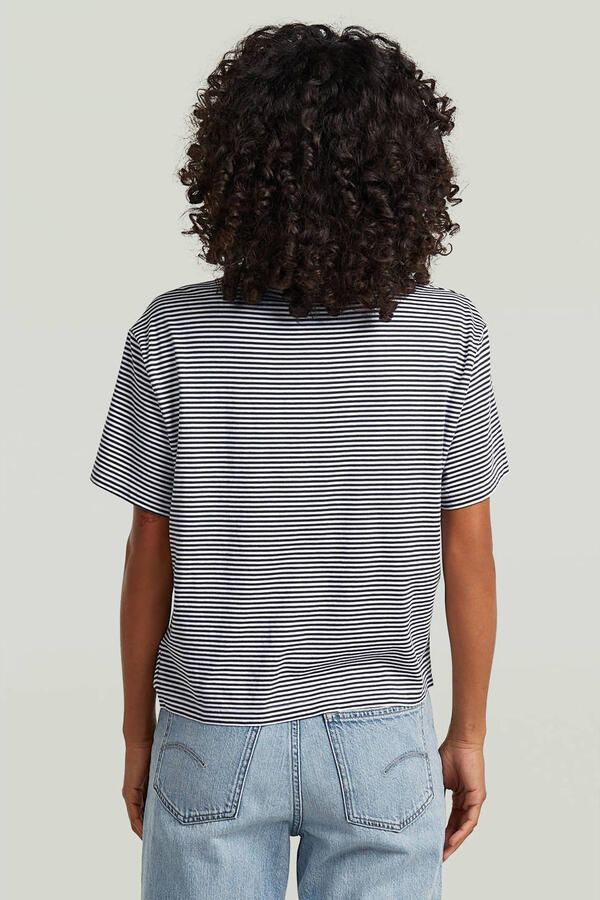 G-Star Raw relaxed fit T-shirt van puur katoen met geknoopte zoom - Foto 2