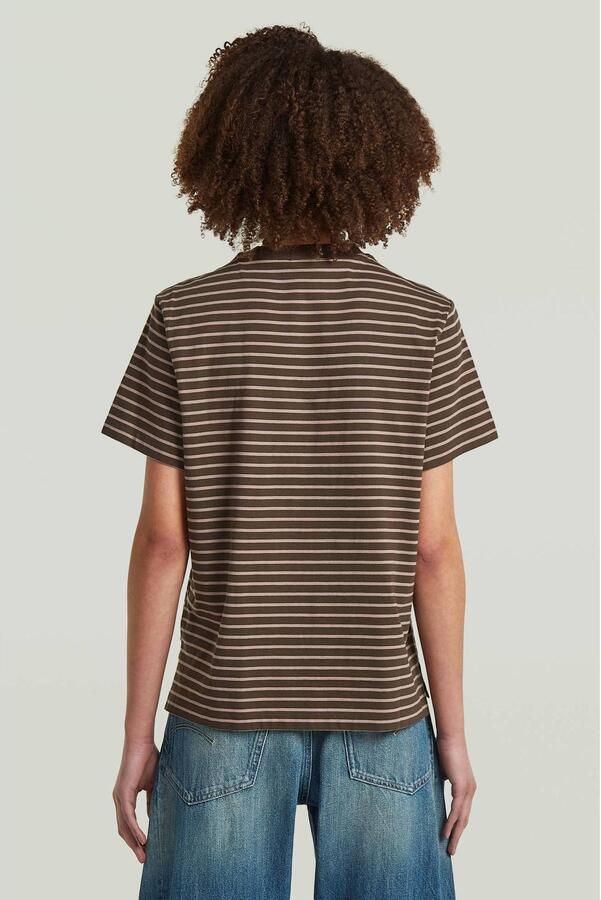 G-Star RAW Unit Stripe T-Shirt Meerkleurig Dames - Foto 2