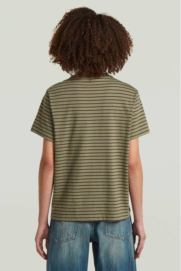 G-Star RAW Unit Stripe T-Shirt Meerkleurig Dames - Foto 2