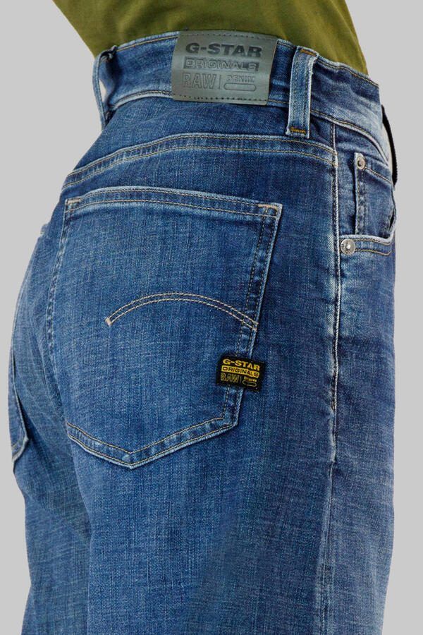 G-STAR high waist loose fit jeans dark blue denim Blauw Meisjes Katoen - Foto 2