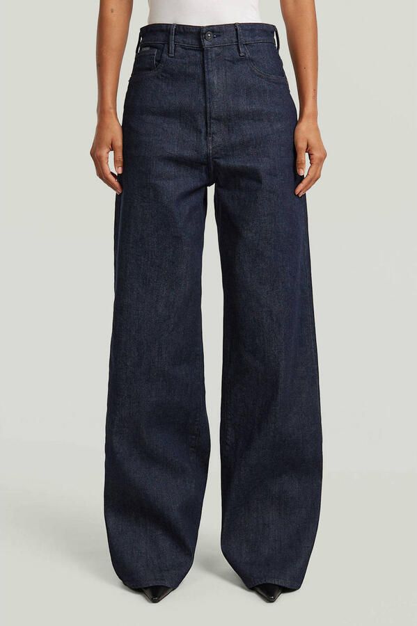 G-Star RAW Deck 2.0 High Loose Jeans Donkerblauw Dames