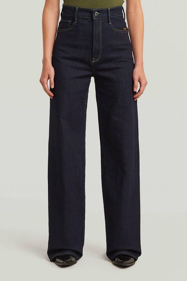 G-Star RAW Deck 2.0 High Loose Jeans Donkerblauw Dames
