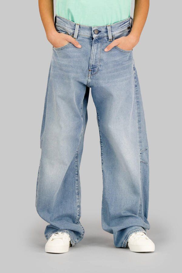 G-STAR high waist loose fit jeans light blue denim