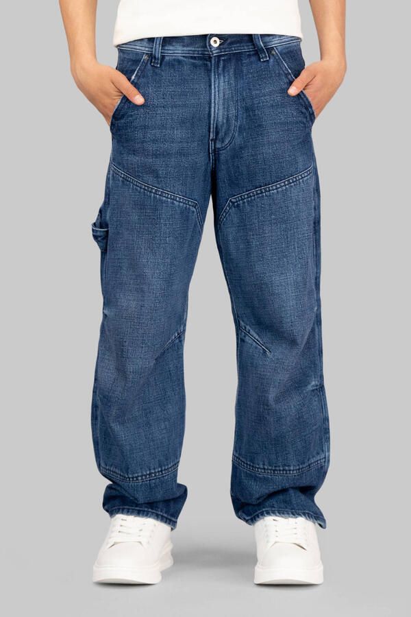 G-Star RAW Carpenter 3D Loose Pants voor jongens Midden blauw jongens