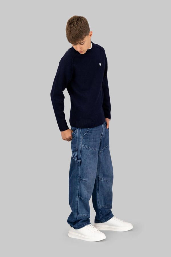 G-Star RAW Carpenter 3D Loose Pants voor jongens Midden blauw jongens - Foto 2