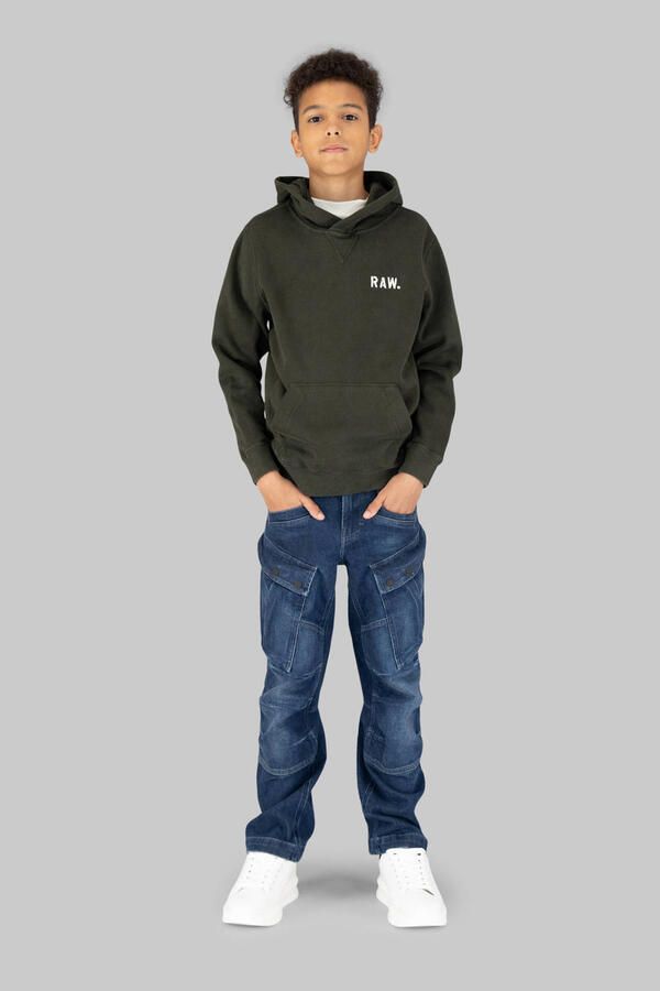 G-Star RAW Premium Core Hooded Sweater voor jongens Groen jongens - Foto 3