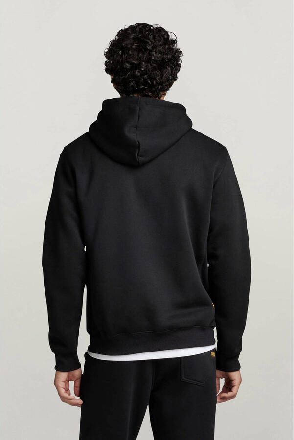 G-STAR RAW Heren Truien & Vesten C235 Pacior Sweat R Hoodie Zwart - Foto 2