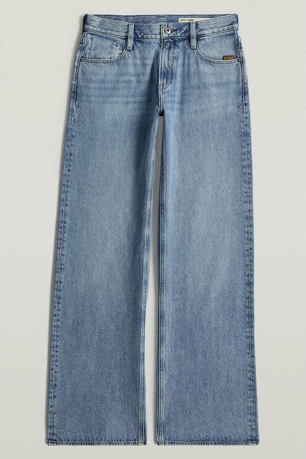 G-STAR Judee low waist wide leg jeans light blue denim