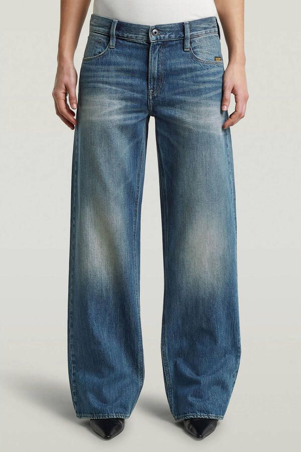 G-STAR Judee wide leg jeans mediumblauw