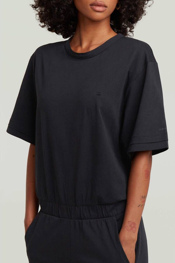 G-Star RAW Jersey Jumpsuit Zwart Dames