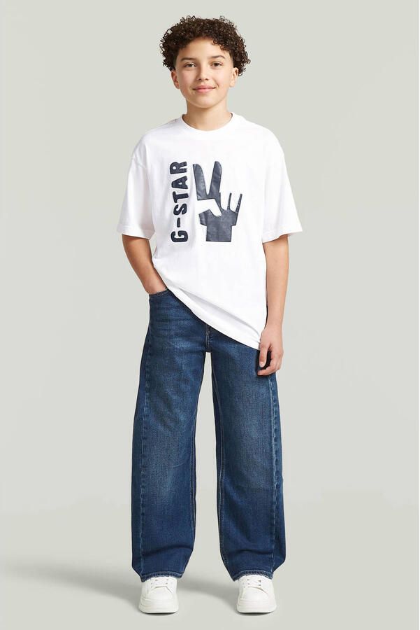 G-STAR loose fit jeans mediumblauw Jongens Denim Effen - Foto 2