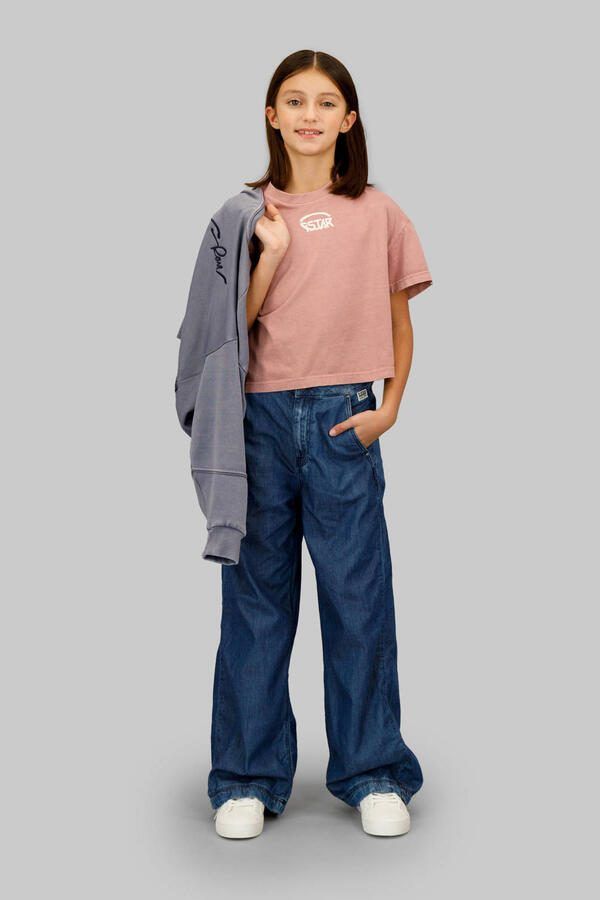 G-STAR loose fit high waist wide leg jeans medium blue denim - Foto 2