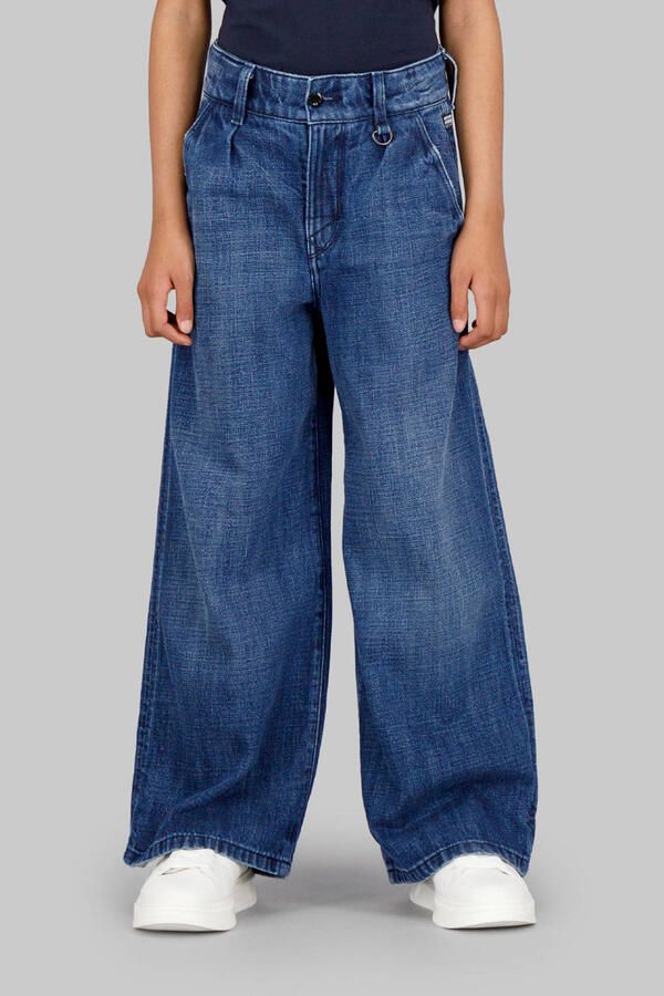 G-Star RAW Icon Skater Chino High Loose Jeans voor meisjes Midden blauw meisjes