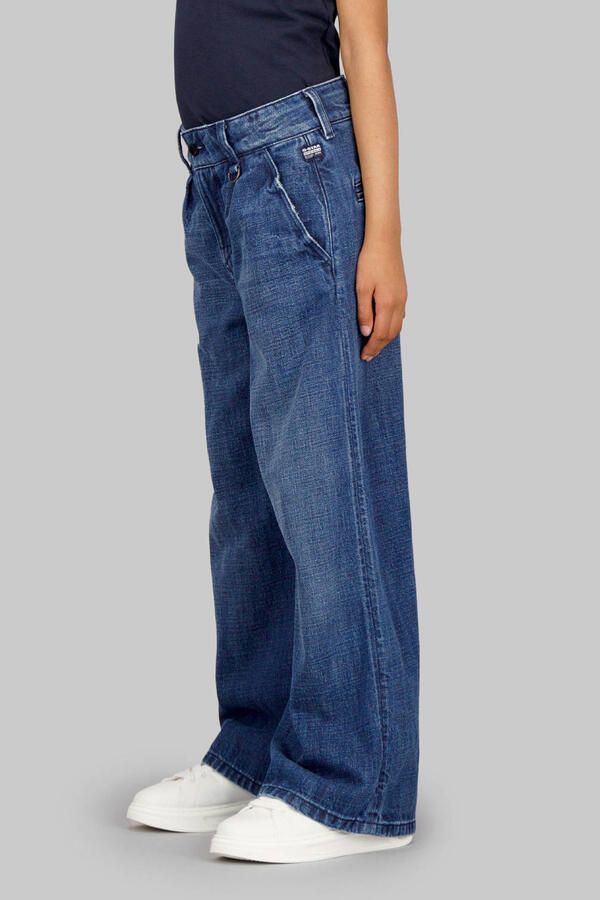 G-Star RAW Icon Skater Chino High Loose Jeans voor meisjes Midden blauw meisjes - Foto 2